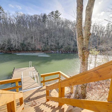 Lakeside Cashiers Cabin With Private Boat Dock! Cullowhee Екстериор снимка