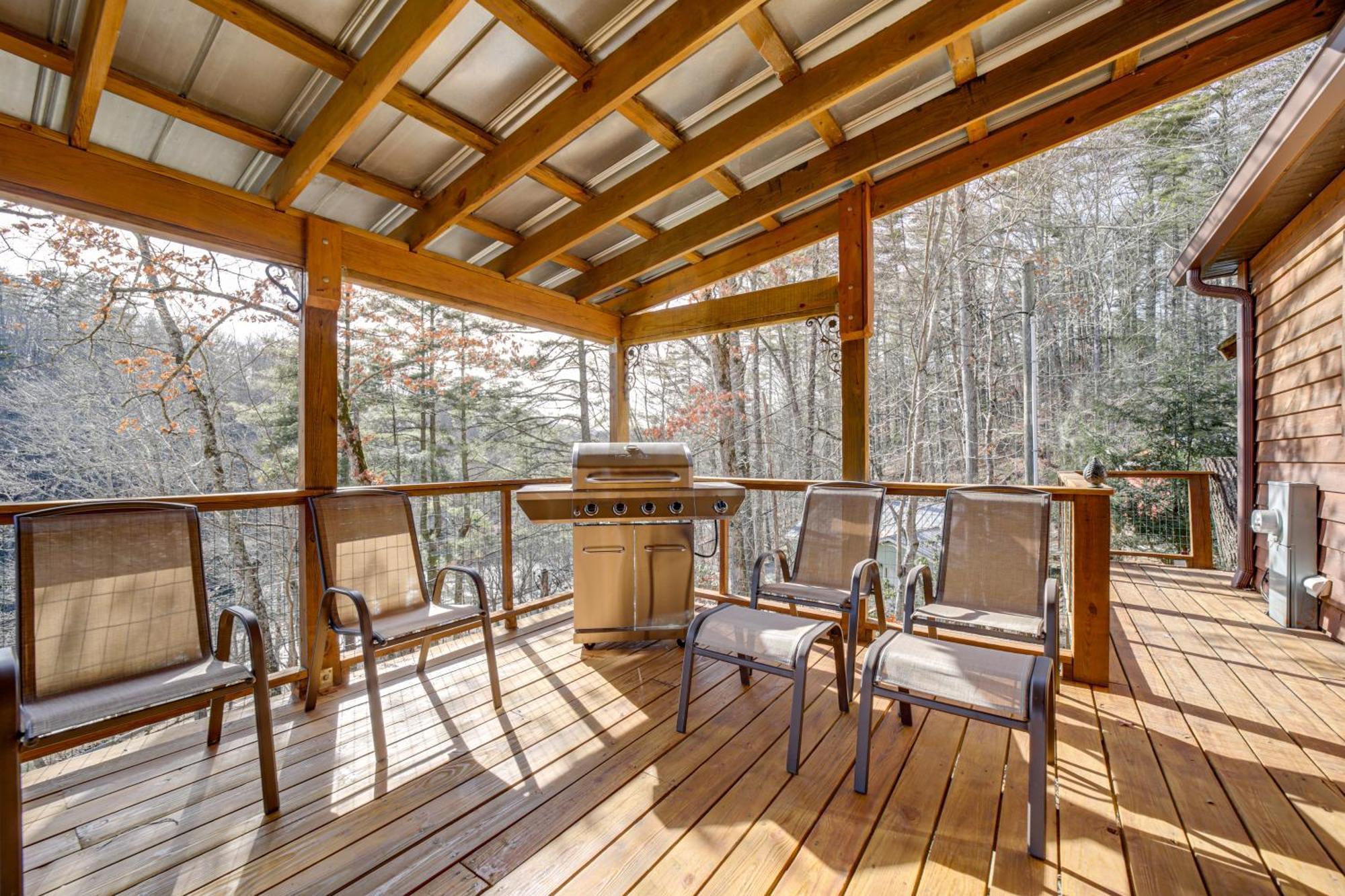 Lakeside Cashiers Cabin With Private Boat Dock! Cullowhee Екстериор снимка