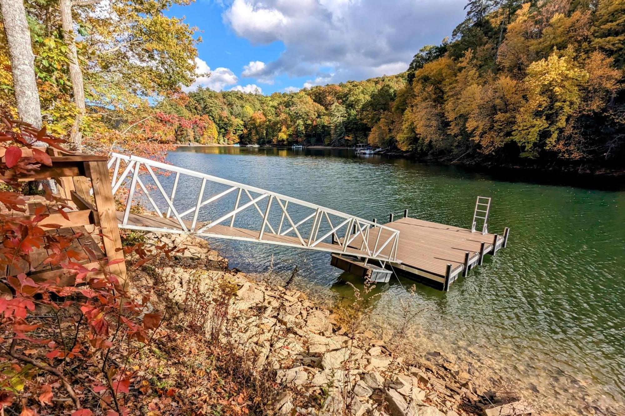Lakeside Cashiers Cabin With Private Boat Dock! Cullowhee Екстериор снимка